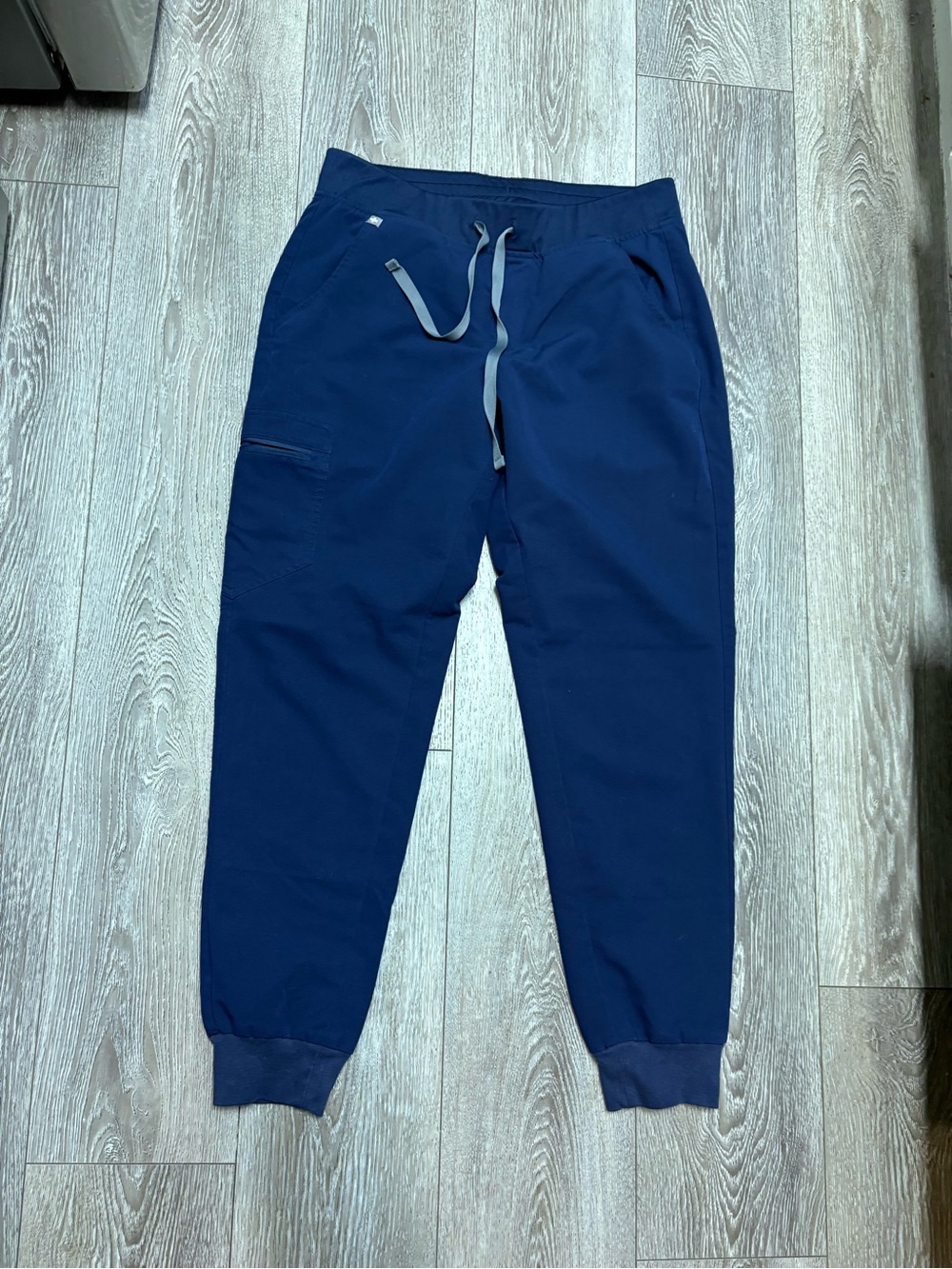 Figs Navy Jogger Pants with Drawstring Waist